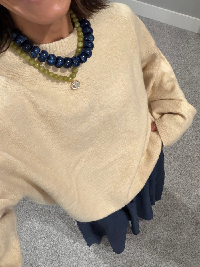 Drew Drawstring Waist Sweater | Butter
