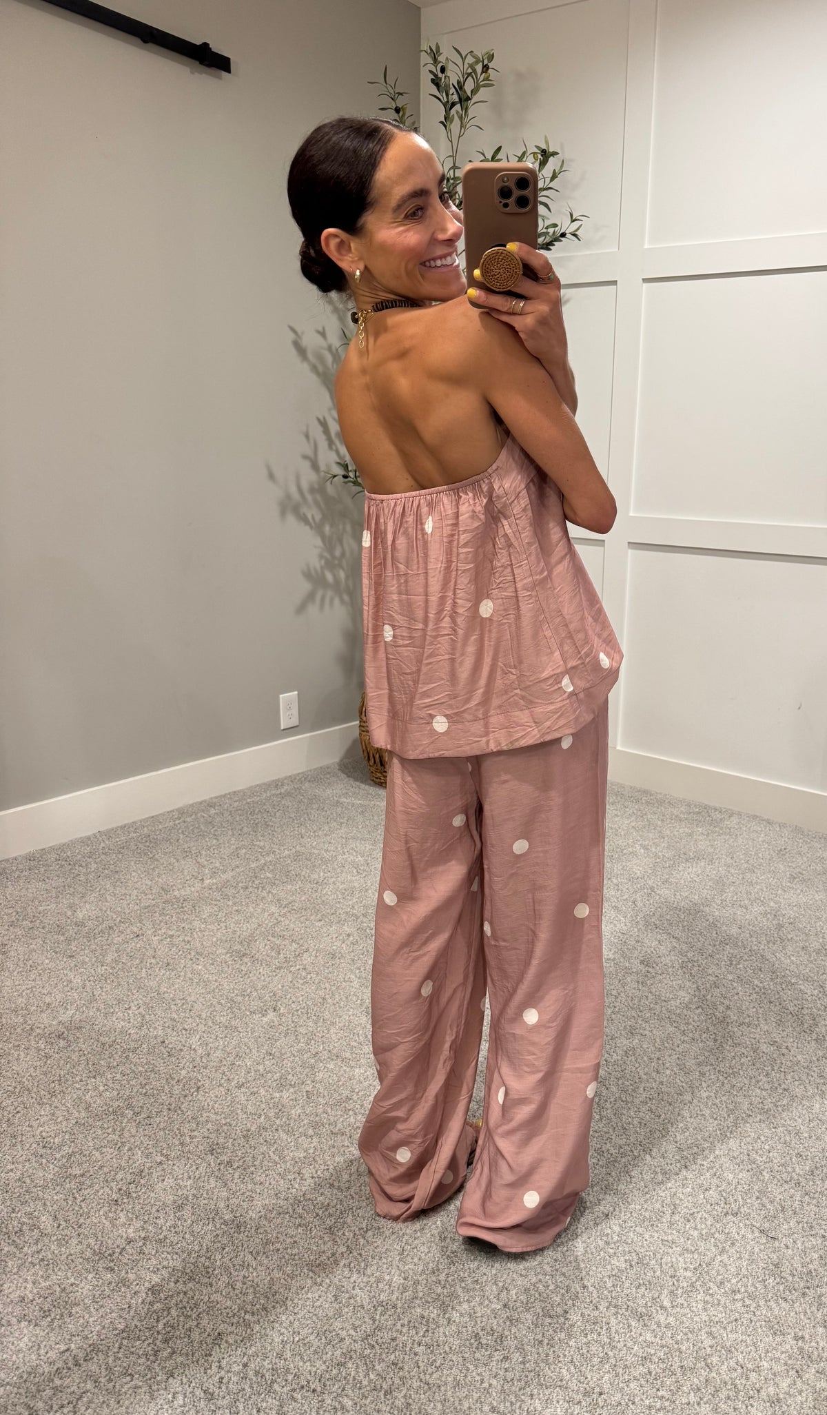 Sia Polka Dot Set | Mocha