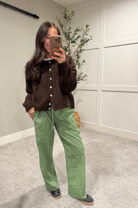 Serena Striped Pant | Green