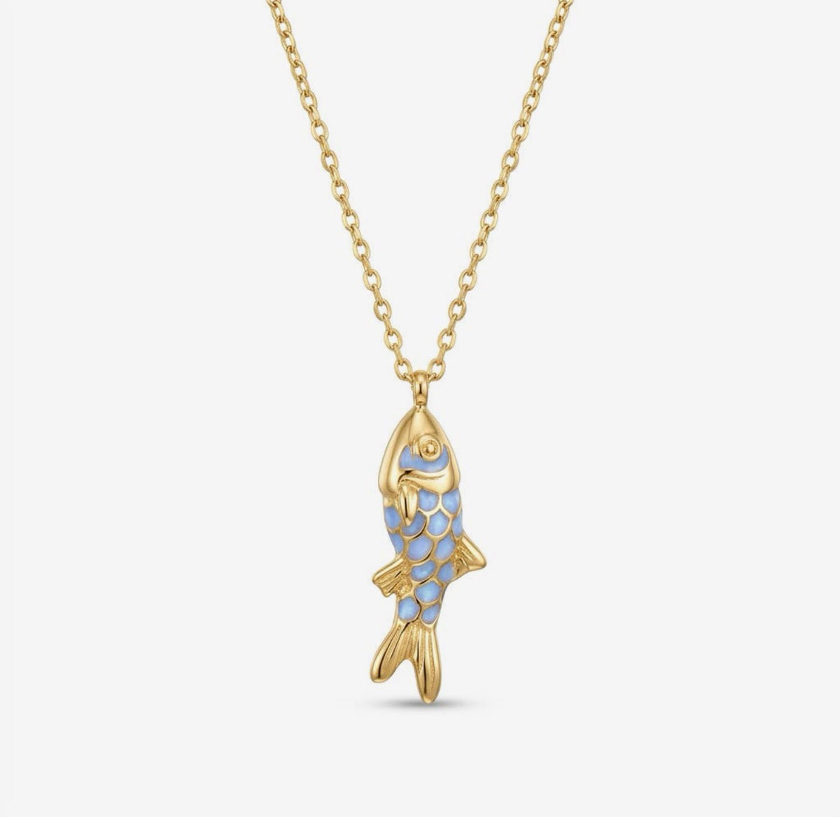 Lucky Fish Pendant Necklace