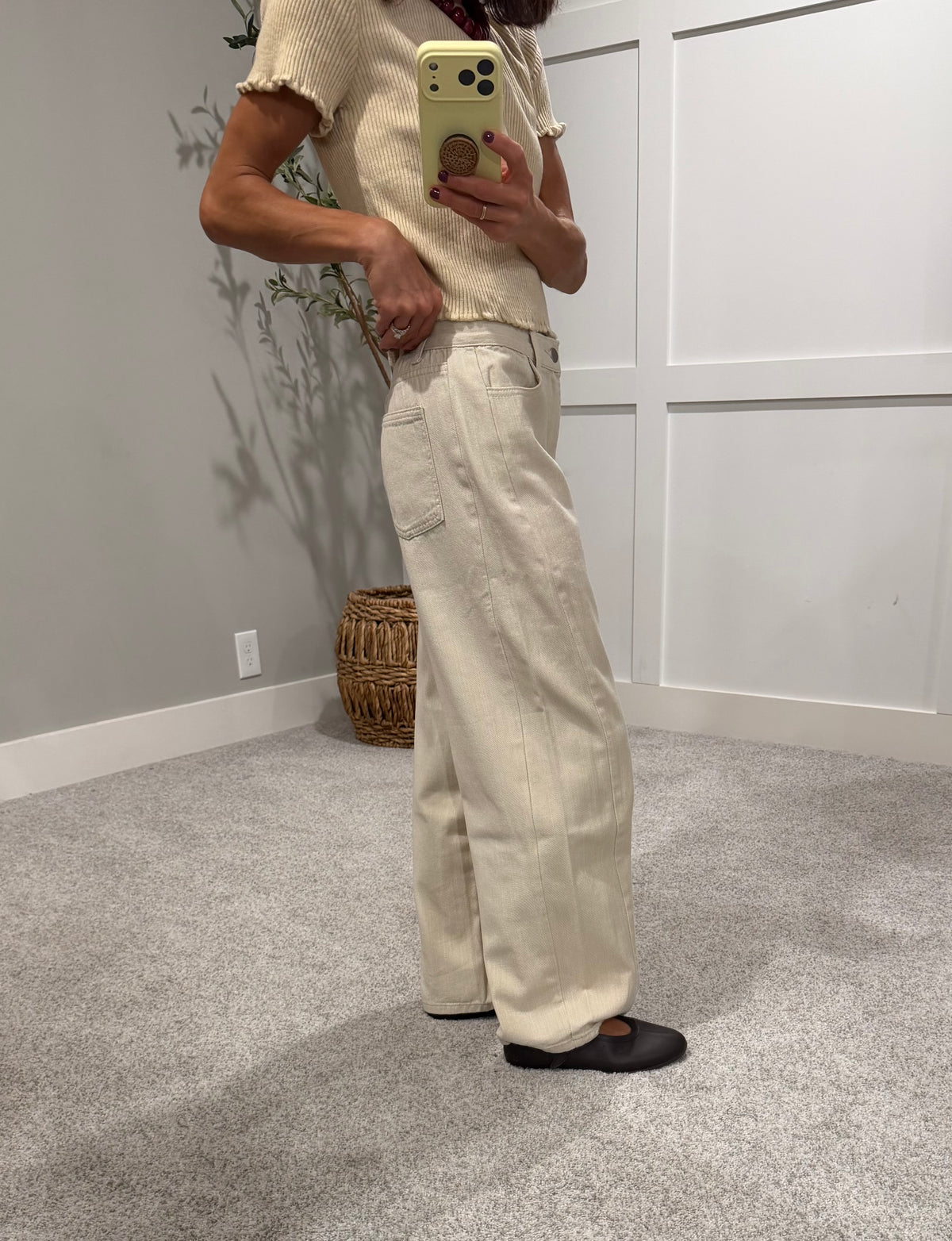 Cream Denim