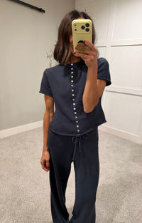 Nara Knit Set | Midnight Navy