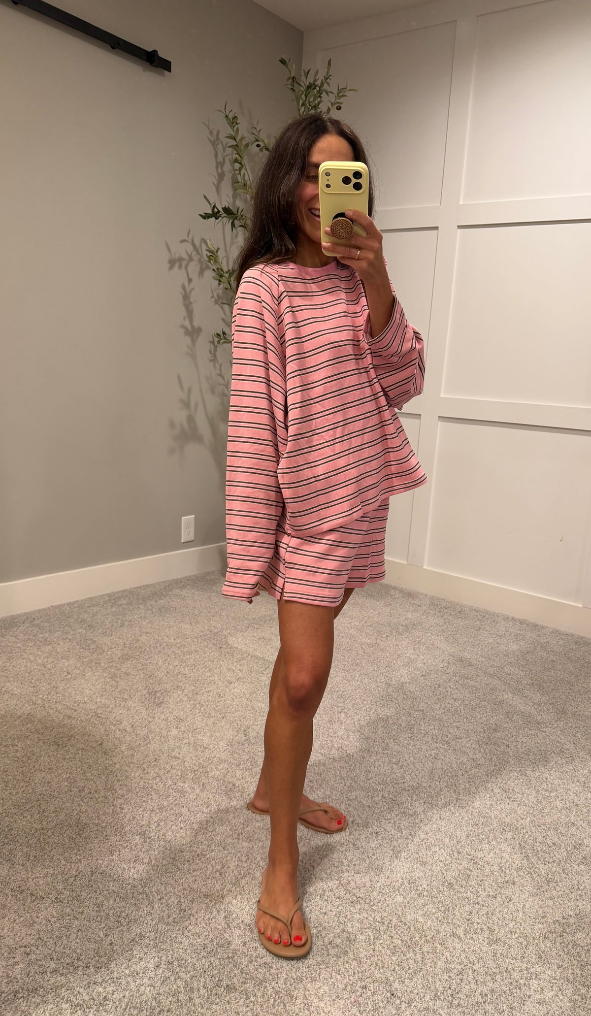 Emilia Set | Pink/Brown
