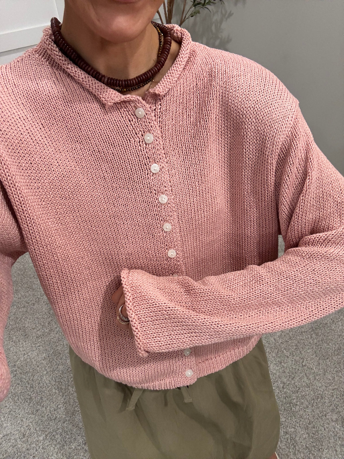 Aya Cardigan | Rose
