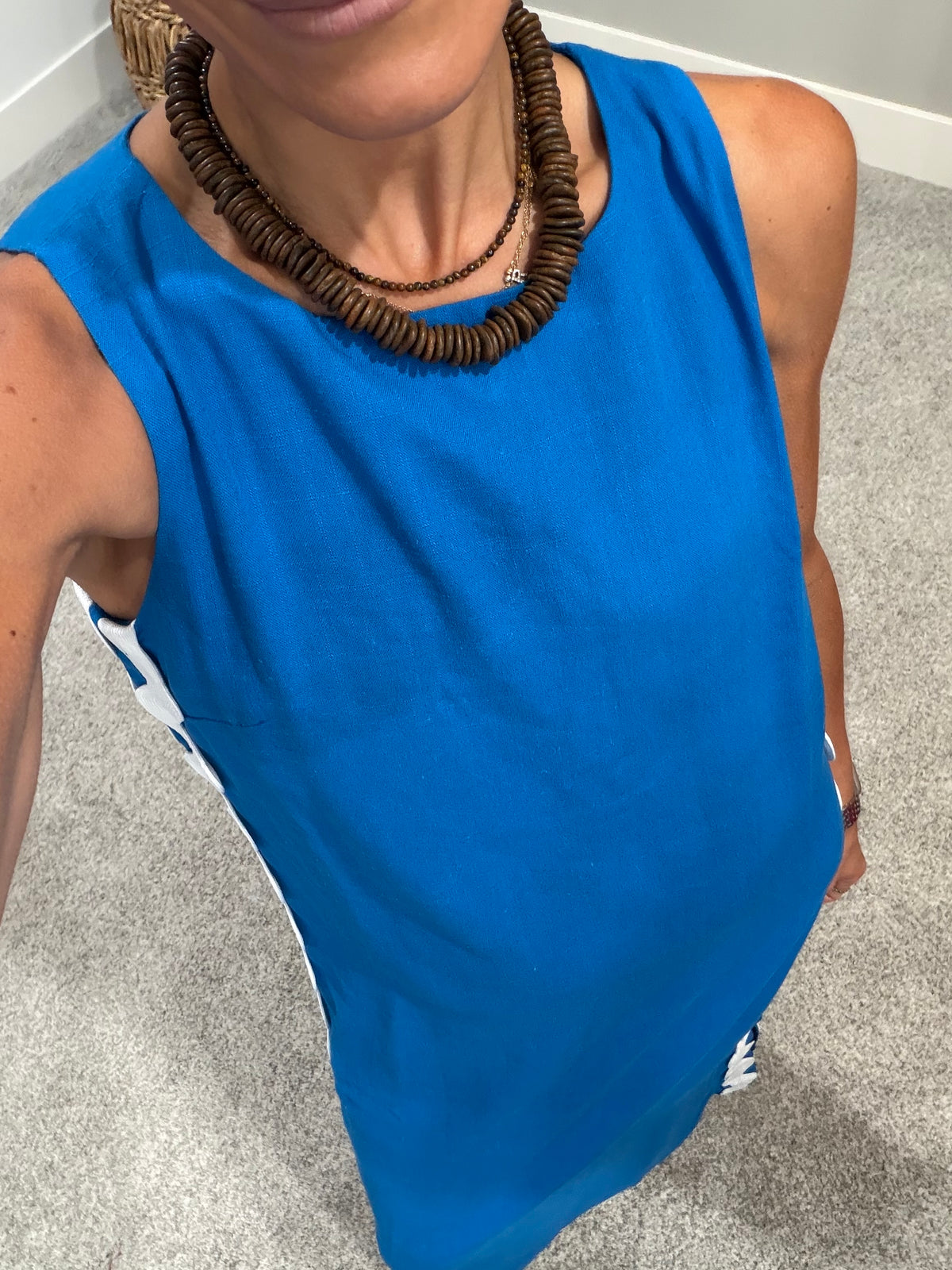 Caribbean Dress | French Blue