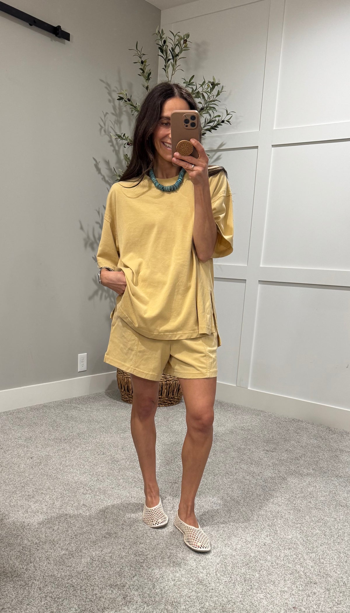 Everday Oversized Tee & Shorts SET | Dandelion