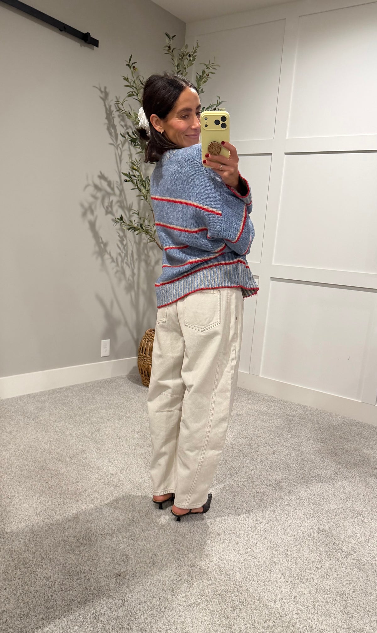 Vintage Barrel Denim |  Ecru