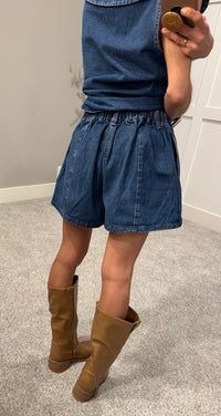 Peter Pan Denim Shorts