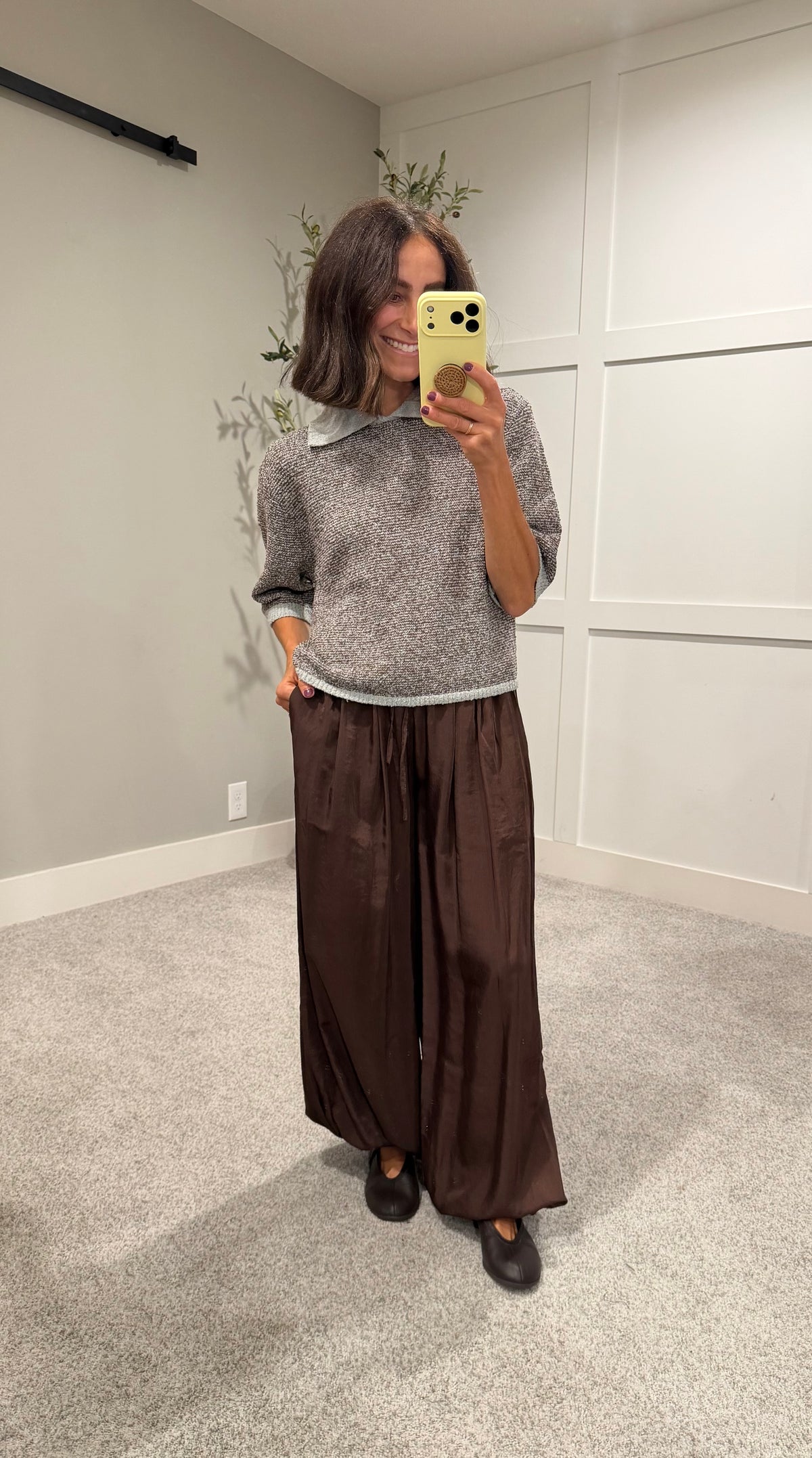 Sky Collared Knit Top