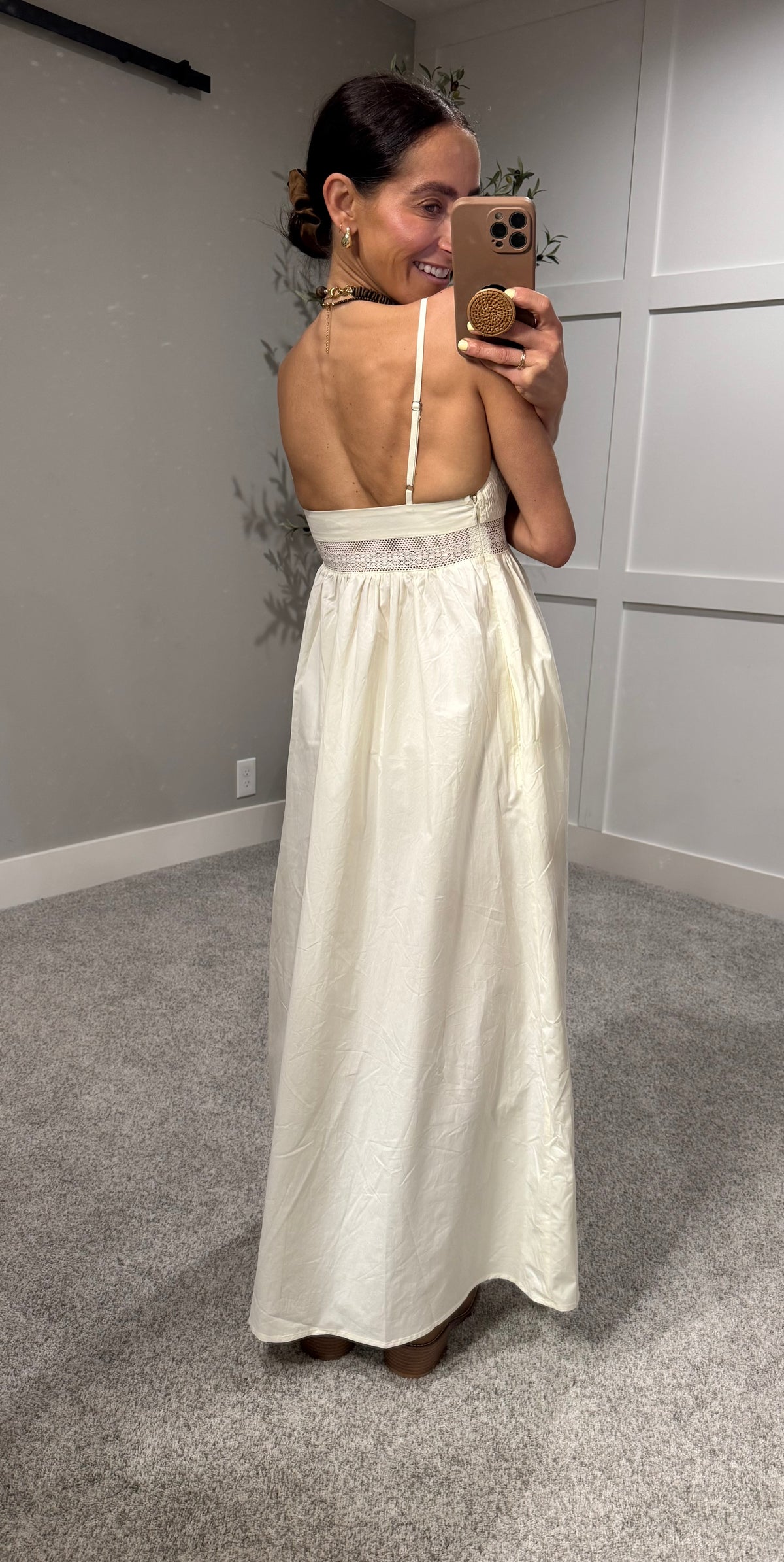 Poplin Dress | Ivory