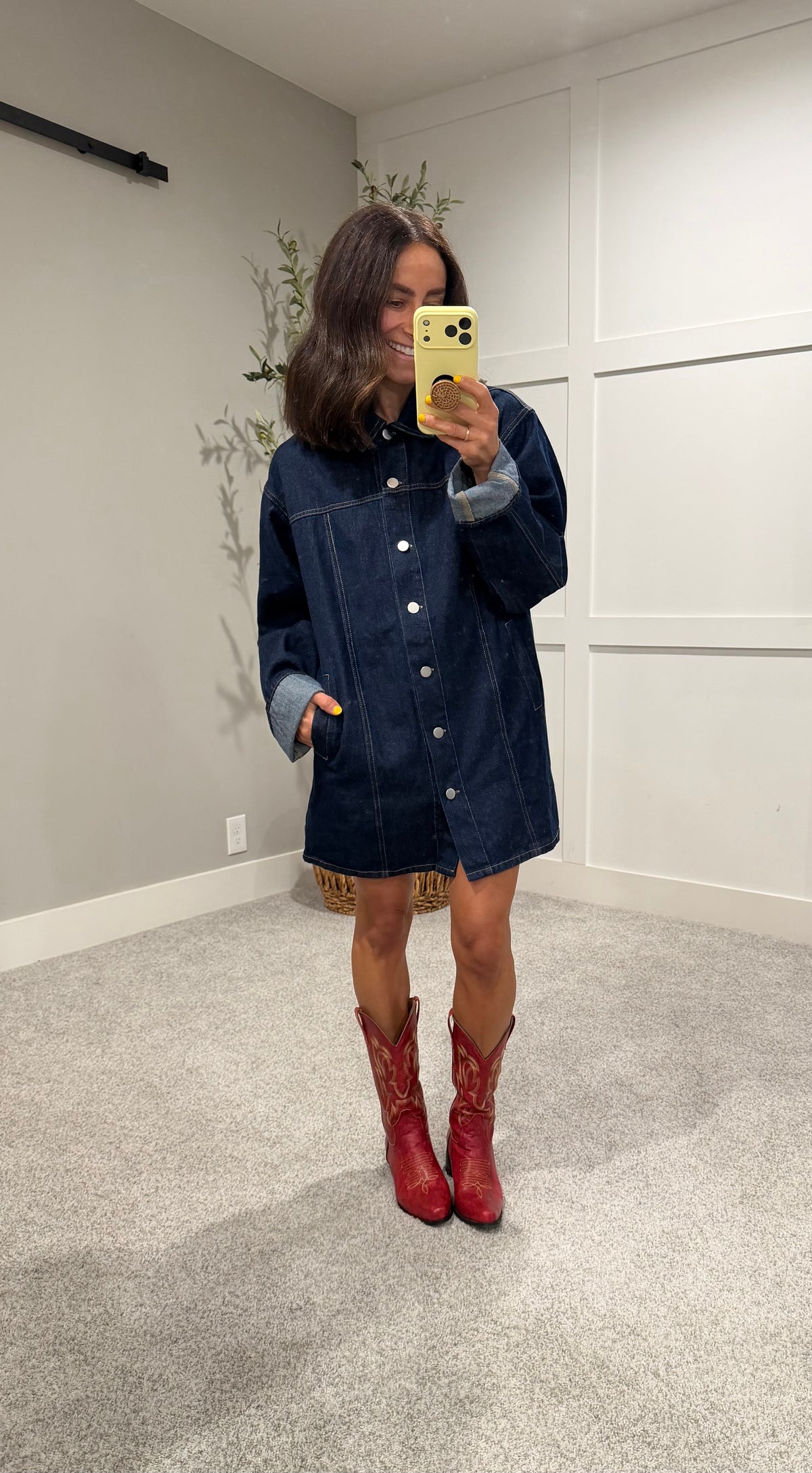 The Abagail Denim Dress | Indigo