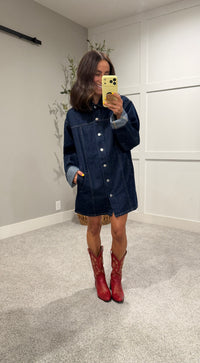 The Abagail Denim Dress | Indigo