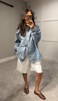 The Denim Shacket Shirt