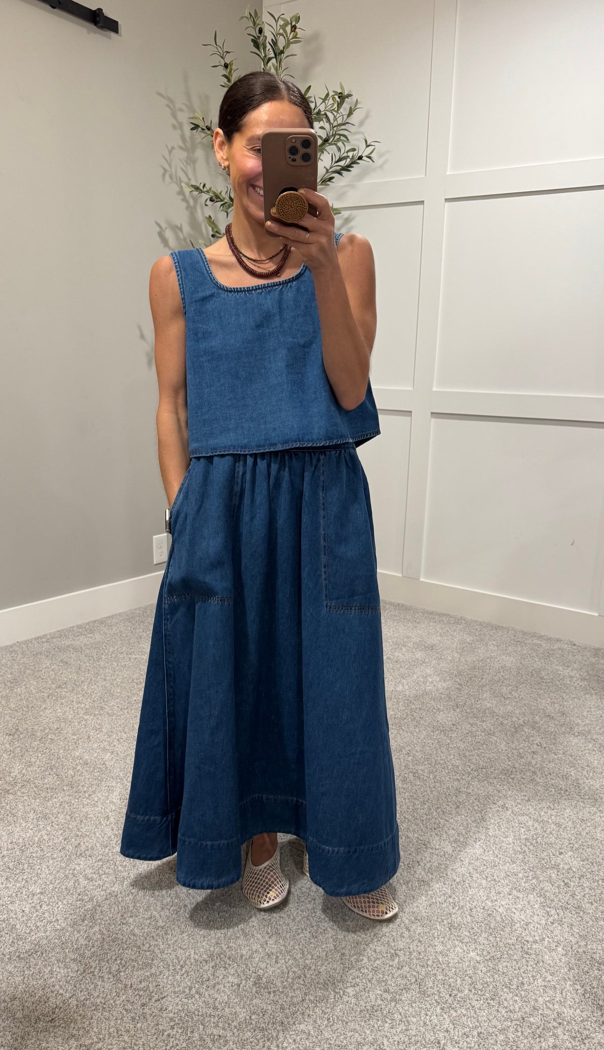 Dakota Denim Skirt