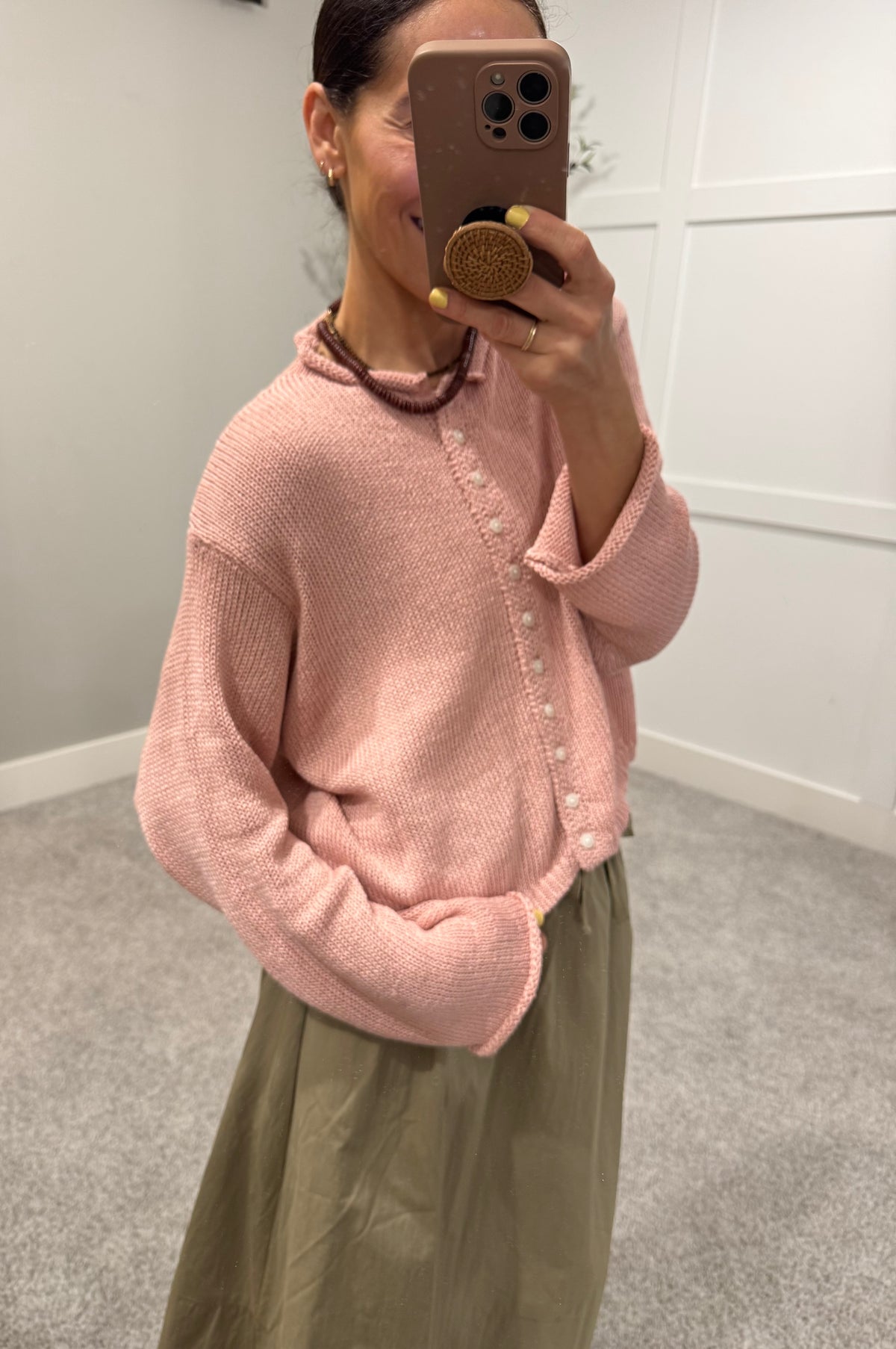Aya Cardigan | Rose