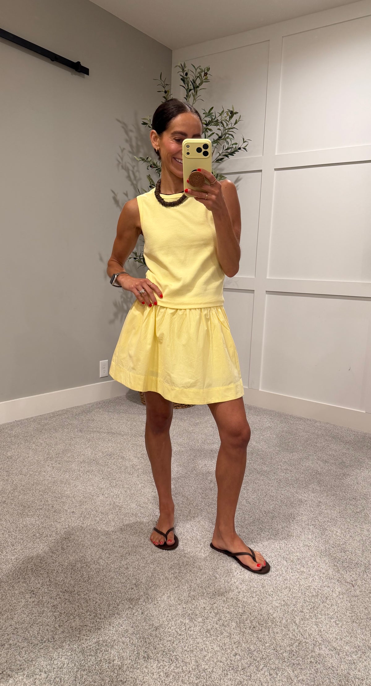Sunshine Skort Set | Banana