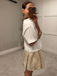 The Linen Top | White