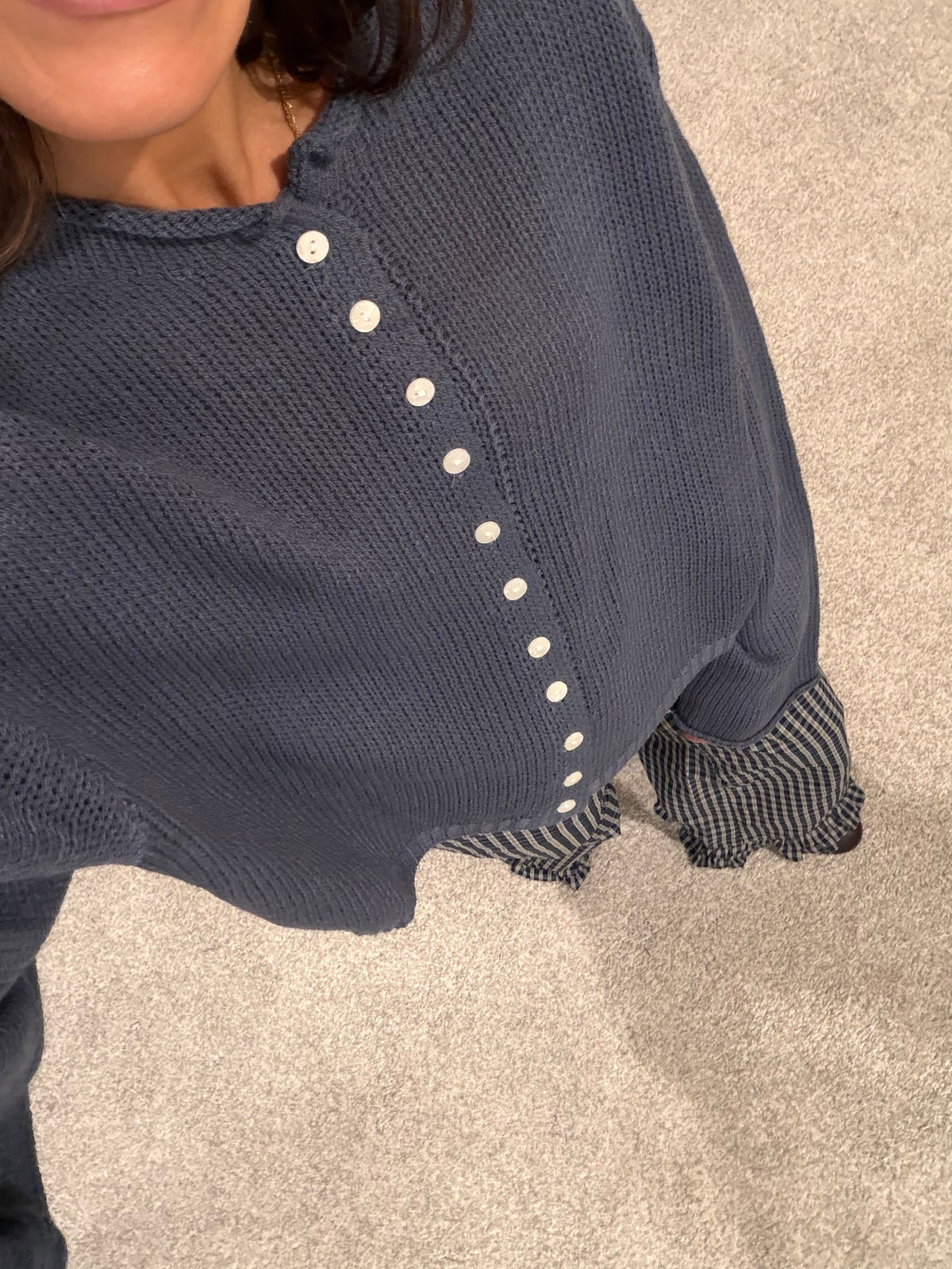 Raya Cardigan | Nightfall Navy