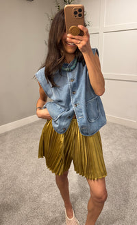 Golden Hour Olive Shorts