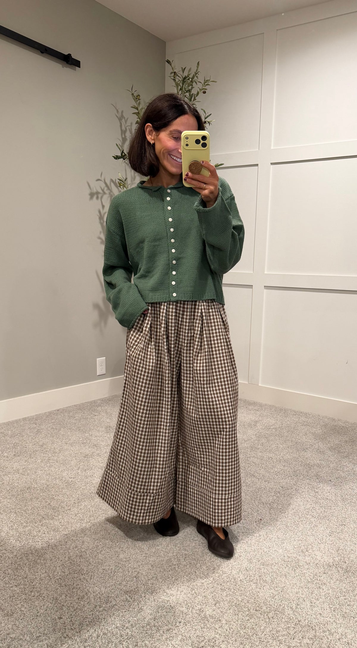 Raya Cardigan | Green Ivy