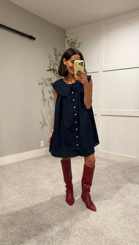 Bella Dress | Navy