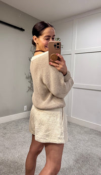 Eze Cardigan Sweater | Cream