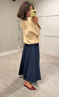 Drew Drawstring Waist Sweater | Butter
