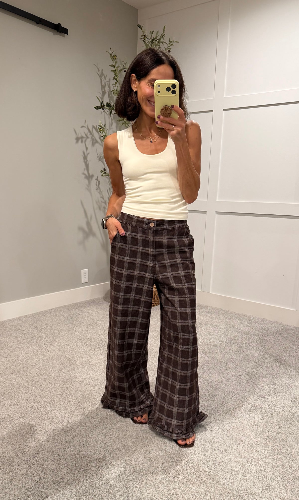 The Hazel Plaid Pants