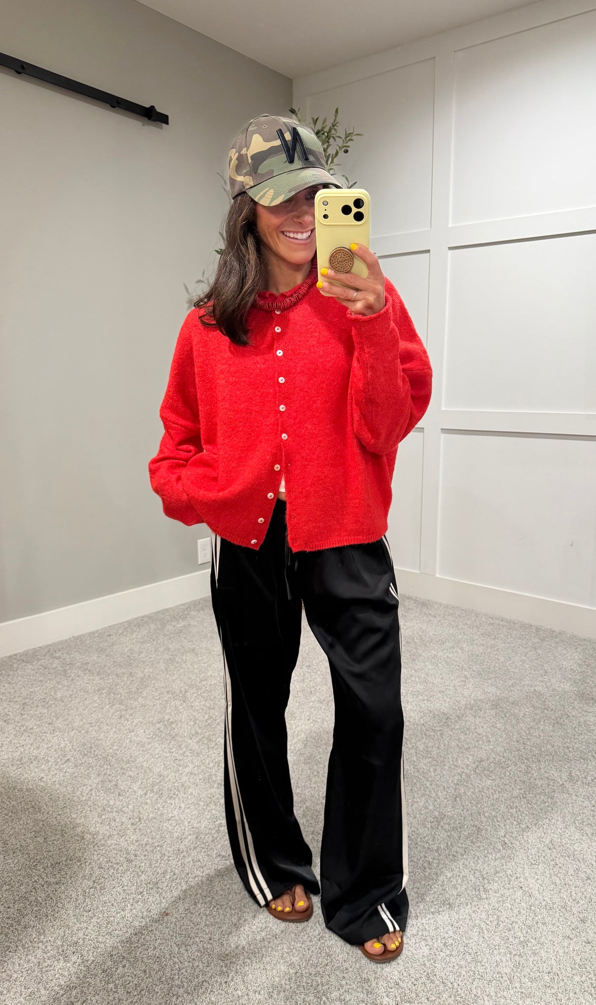 Piper Cardigan | Red