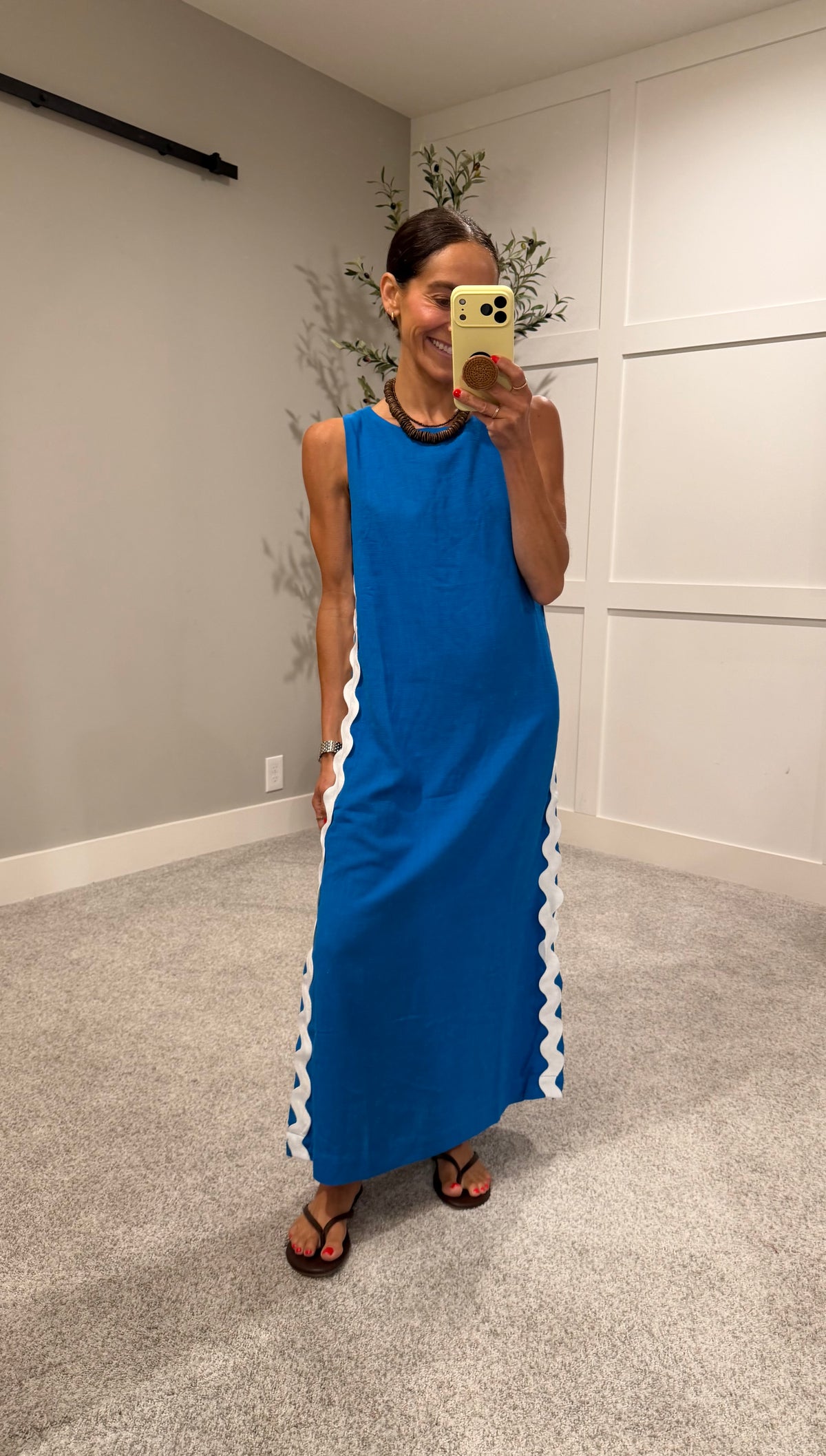 Caribbean Dress | French Blue