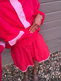 Ava Set | Candy Red/Baby Pink