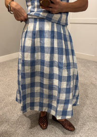 Buthaineh Gingham Skirt