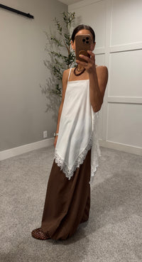 Asymmetric Lace Top