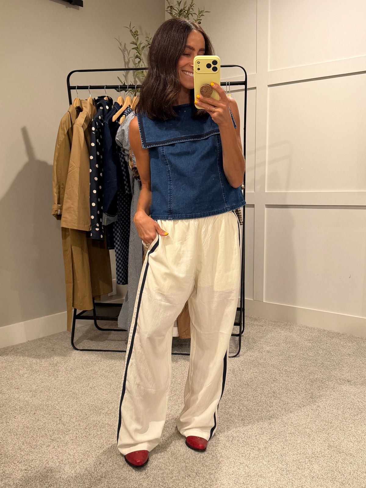 Landon Track Pants | Ivory
