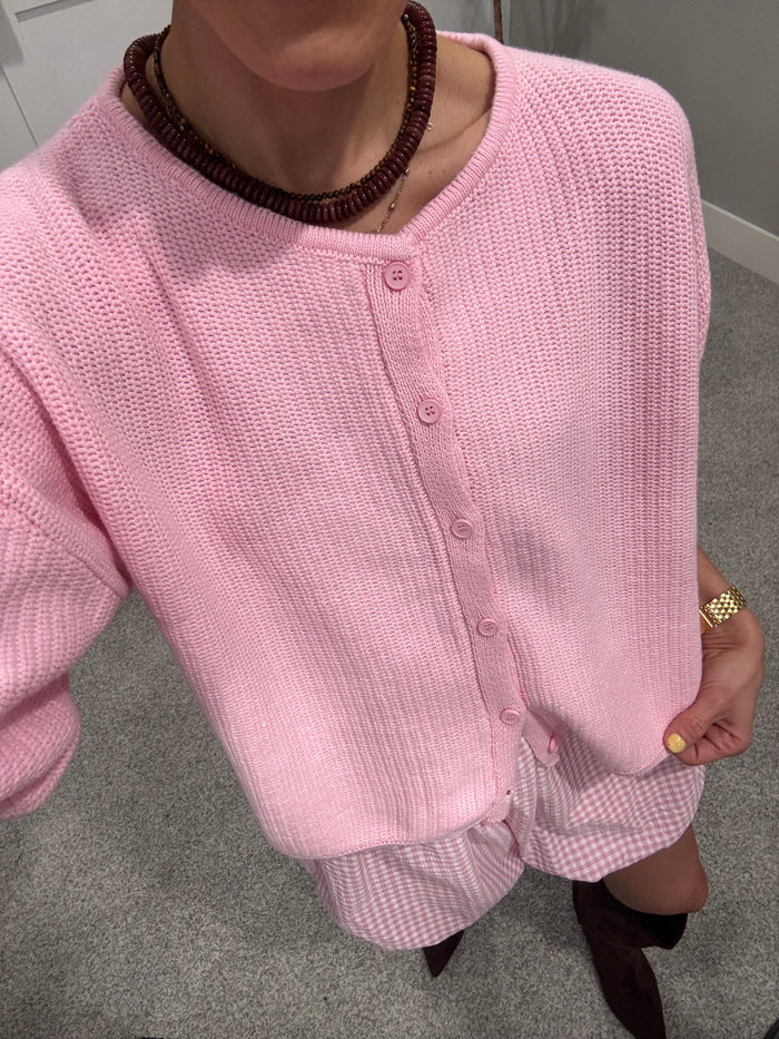 Mel Cardigan | Pink