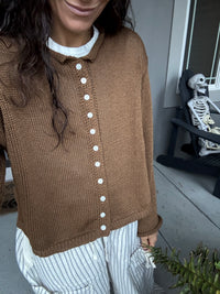 Aya Cardigan | Chestnut