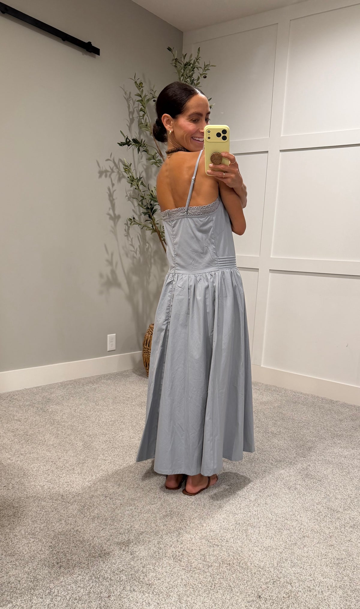 Cotton Daydream Lace Dress | Cloudy Blue