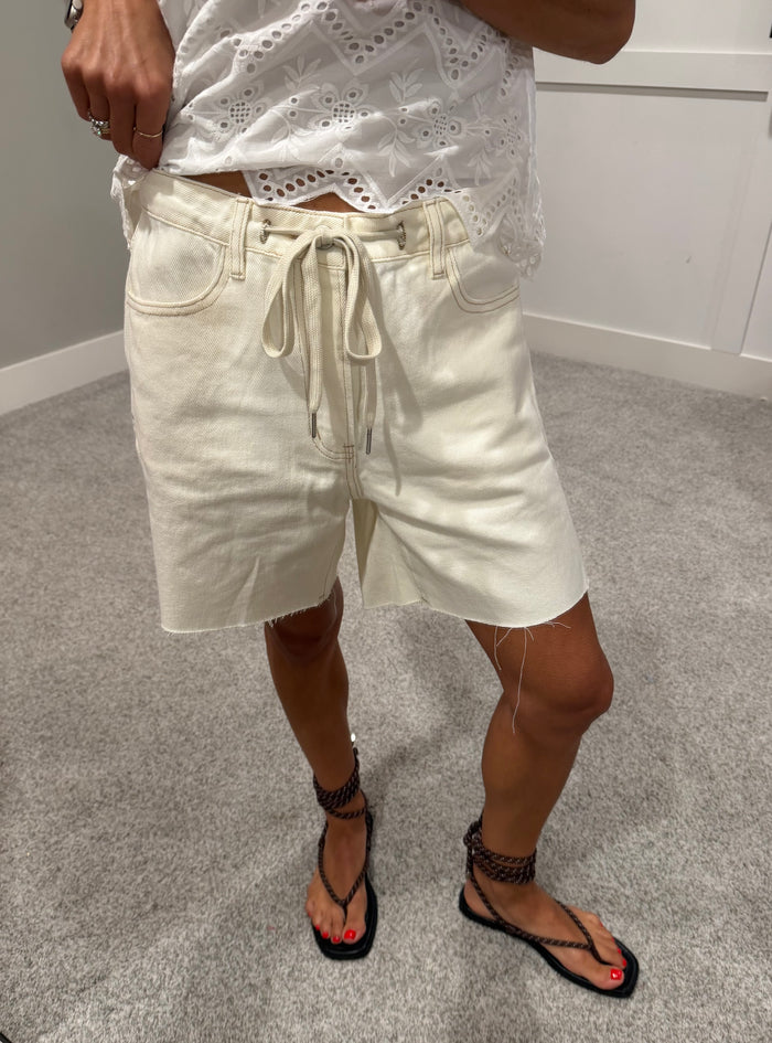 Taylor Drawstring Shorts | Cream