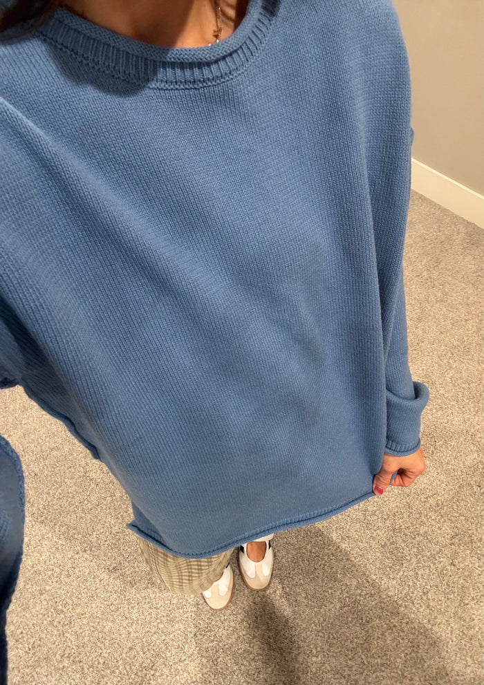 Ocean Blue Sweater