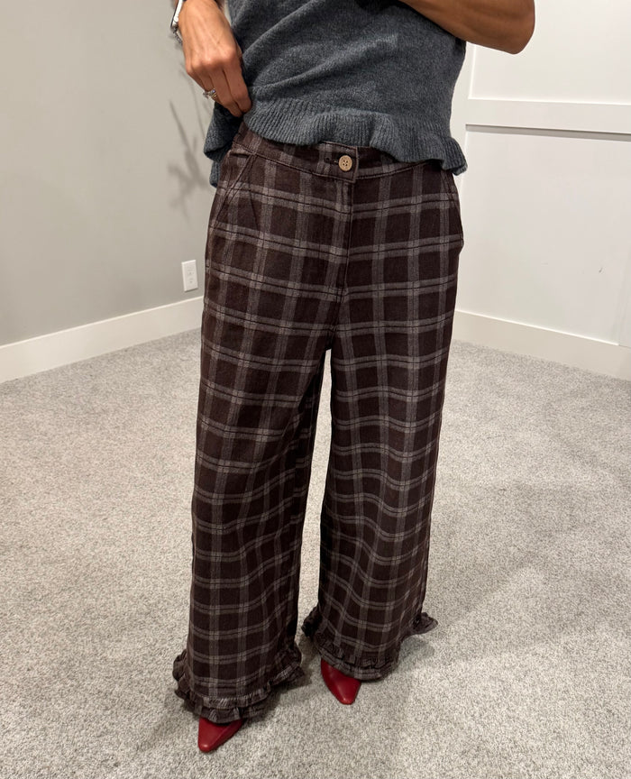 The Hazel Plaid Pants