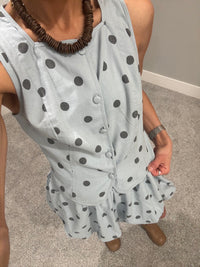 Dusty Polka Set | Blue