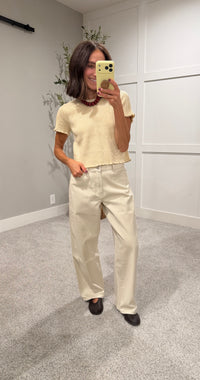 Elevated Essential Top | Butter Cream
