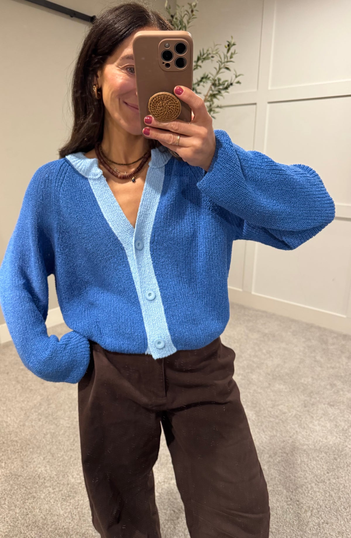 Eze Cardigan Sweater | Blue
