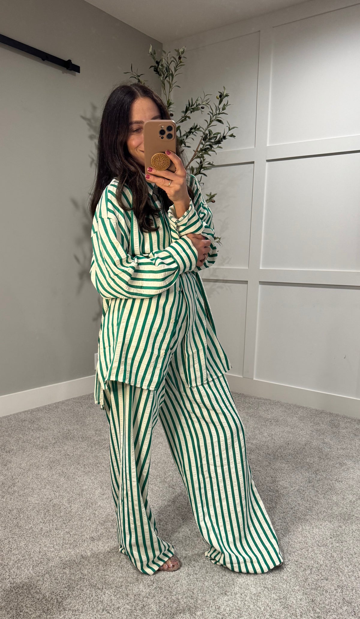Hamptons Set | Green Stripe