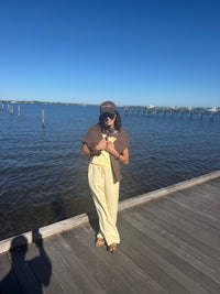 Stuart Knitted Top | Chocolate Brown