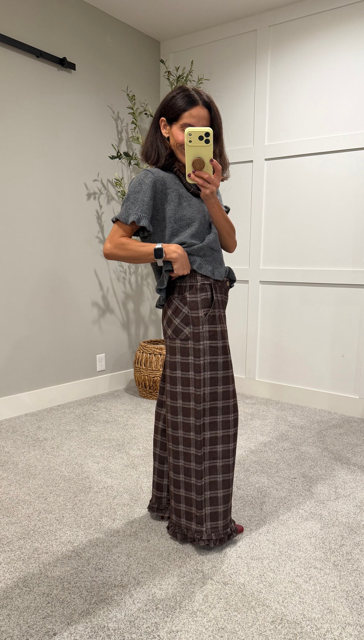 The Hazel Plaid Pants