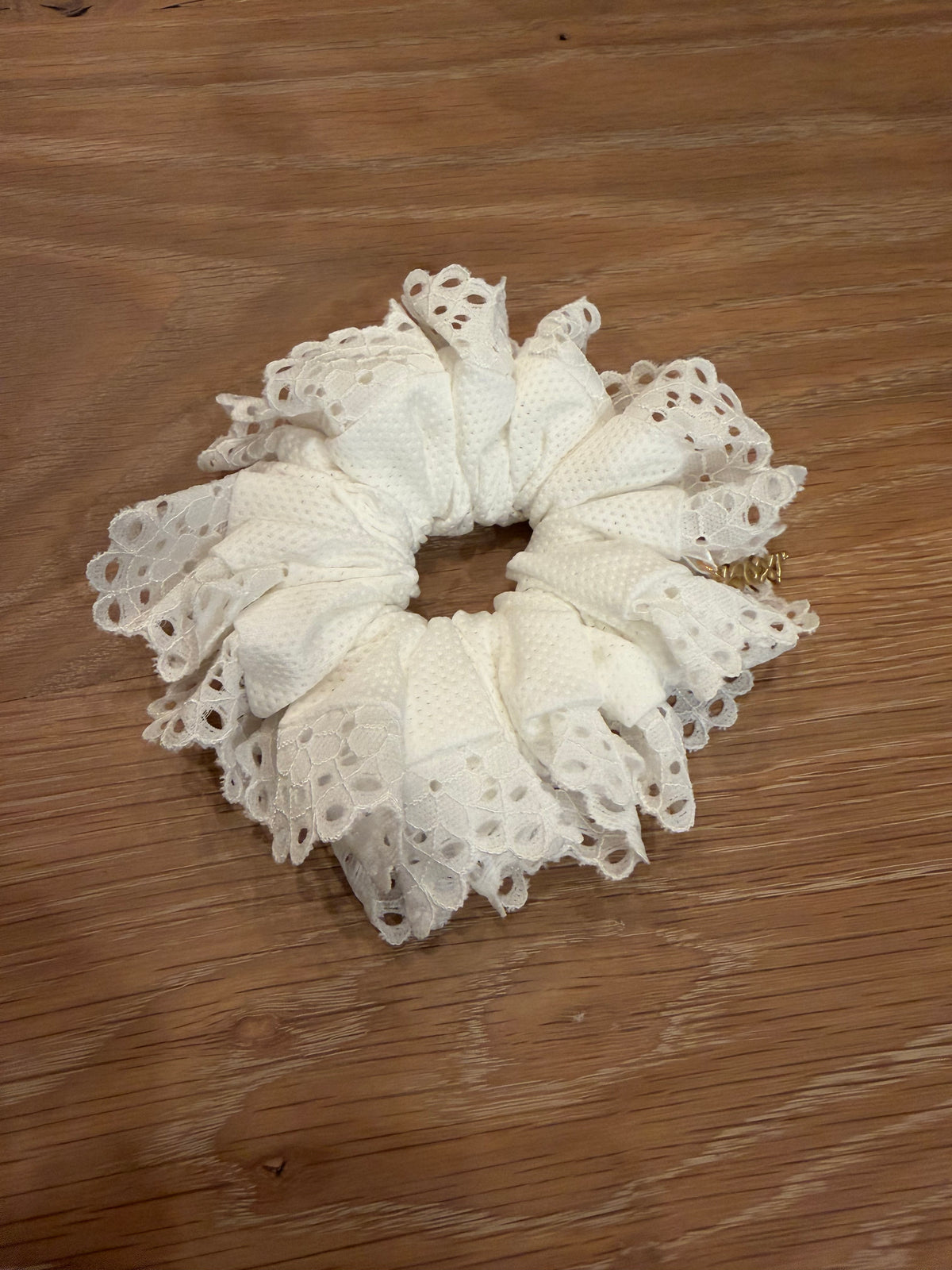 KAXI X EVERGREEN LACE JERSEY MIDI SCRUNCHIE