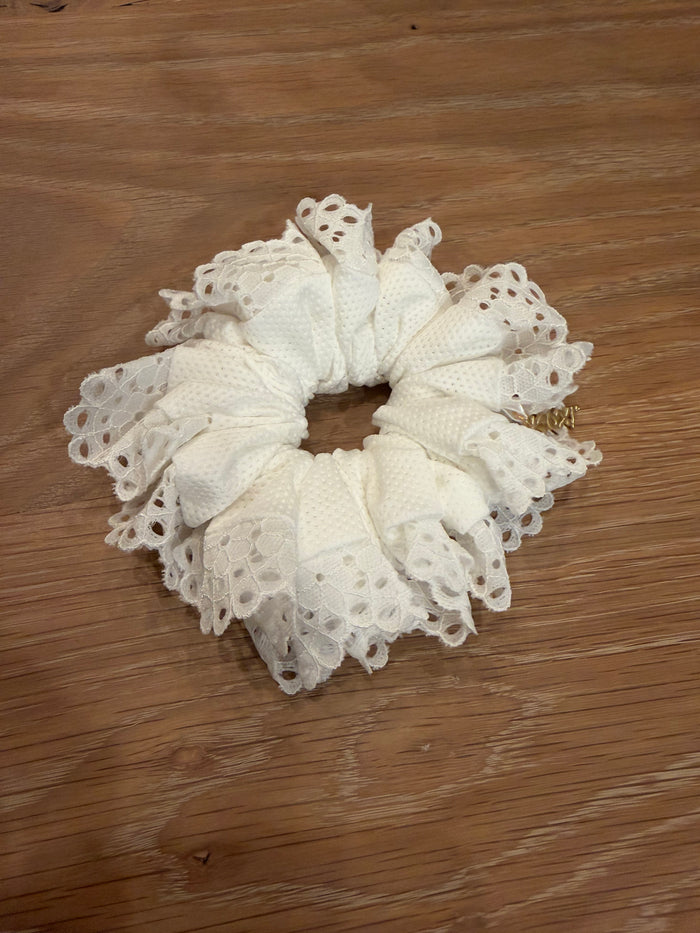 KAXI X EVERGREEN LACE JERSEY MIDI SCRUNCHIE