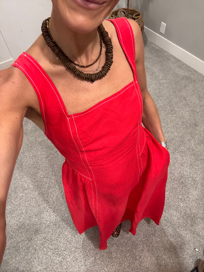 Sydney Dress | Red