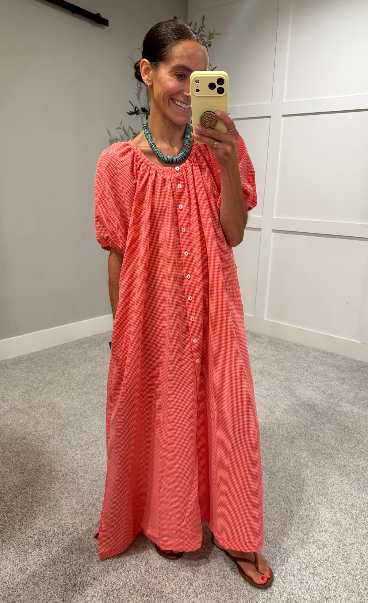Charlie Dress | Peach